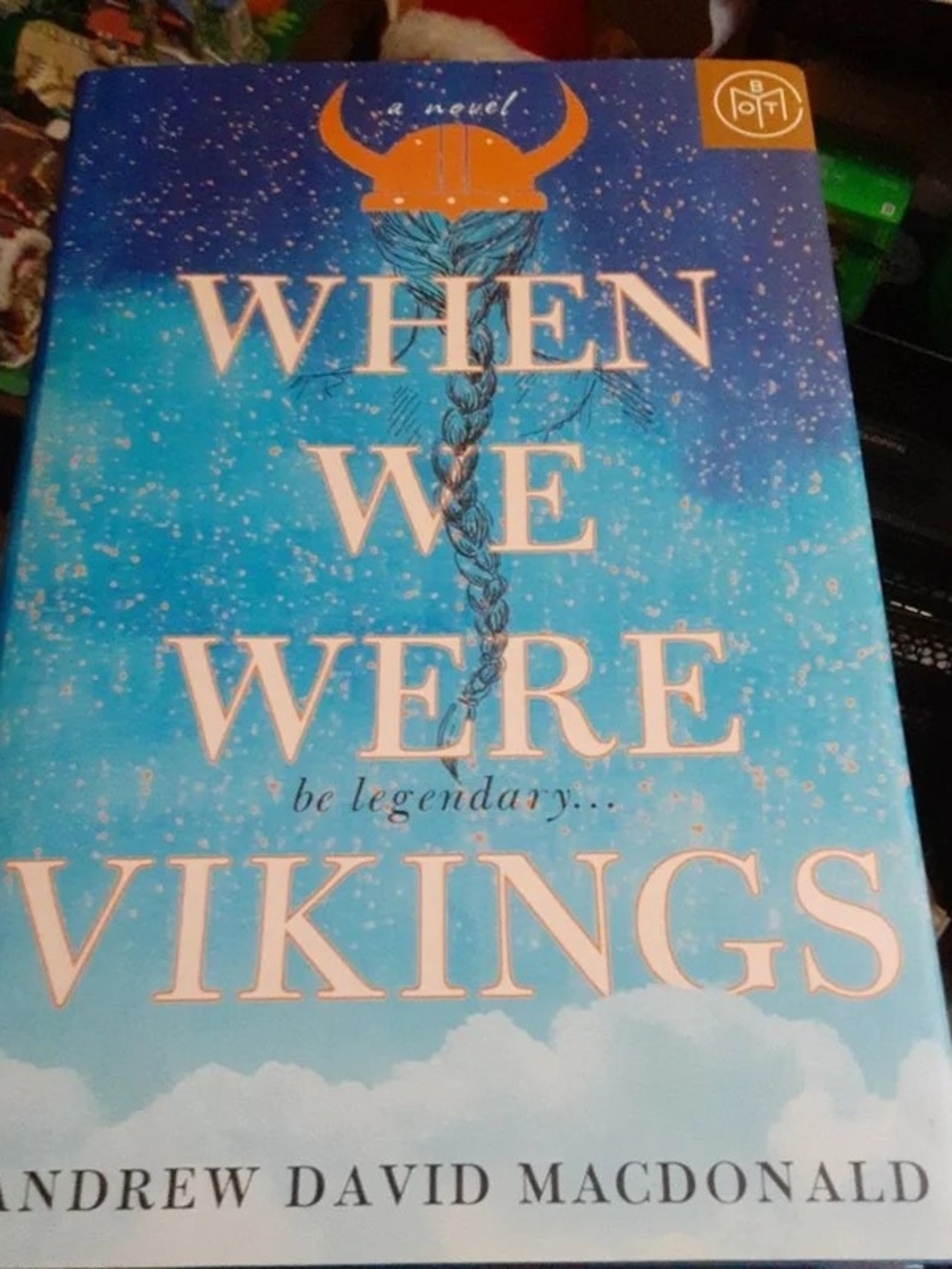 When We Were Vikings - Blue Hardcover Coffee Table Book
